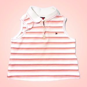 3/$10 Tommy Hilfiger Polo Top 2T Collar Sleeveless